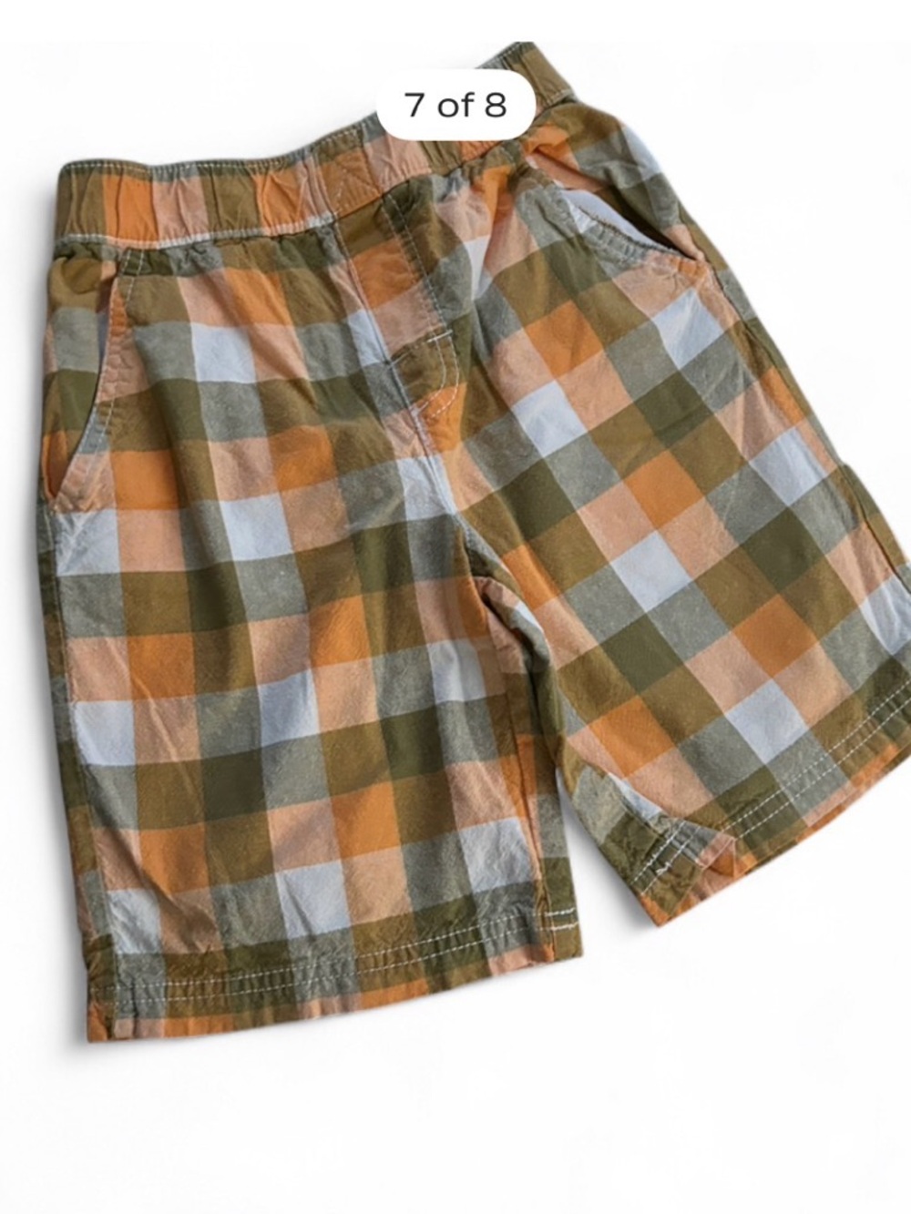 Boys Plaid  Shorts Sz 6